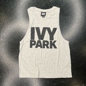 IVY PARK Women’s Muscle Tank Top, Color: Grey, Size: Small